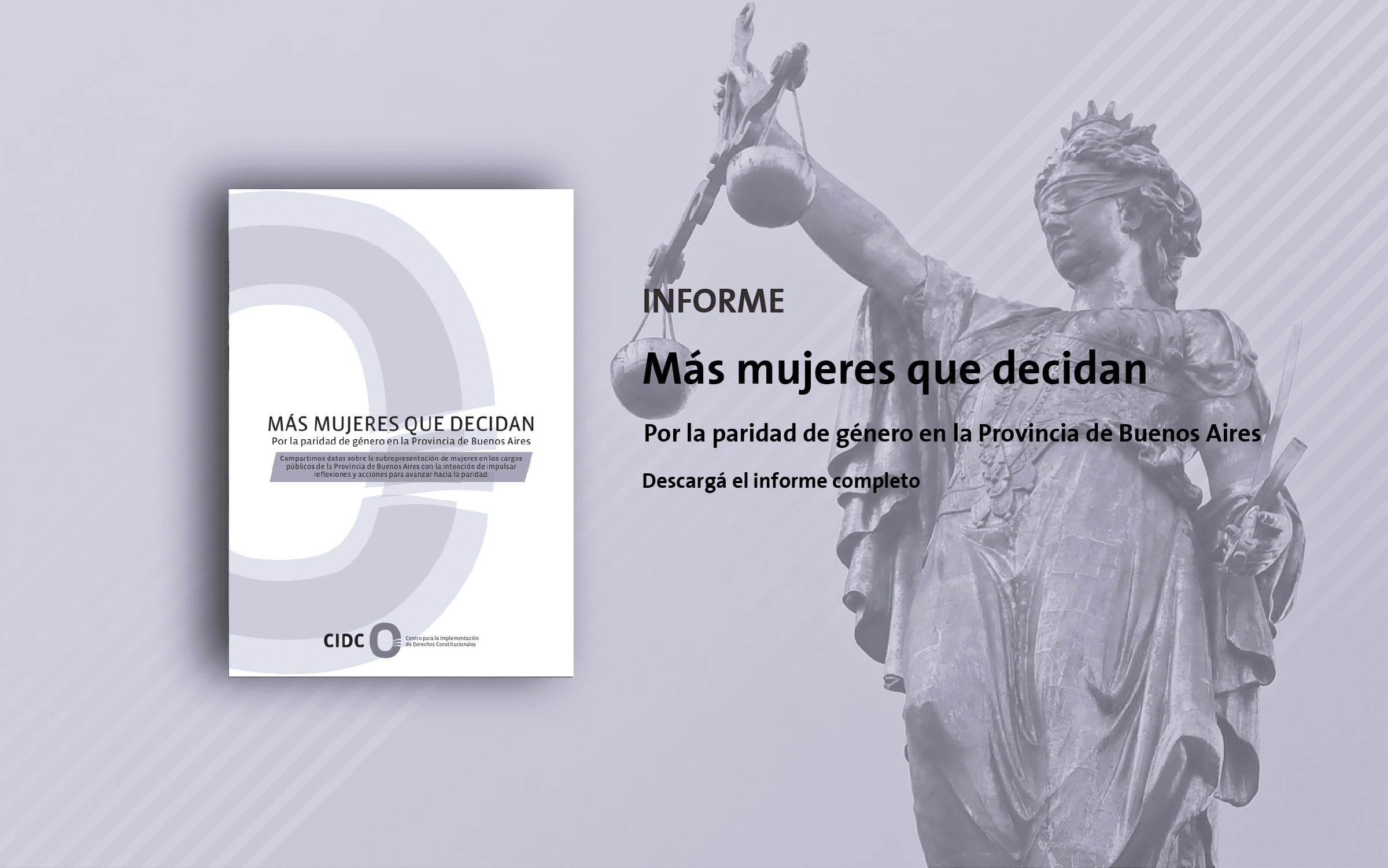 Informe sobre sobre la subrepresentación de mujeres en los cargos públicos de la Provincia de Buenos Aires