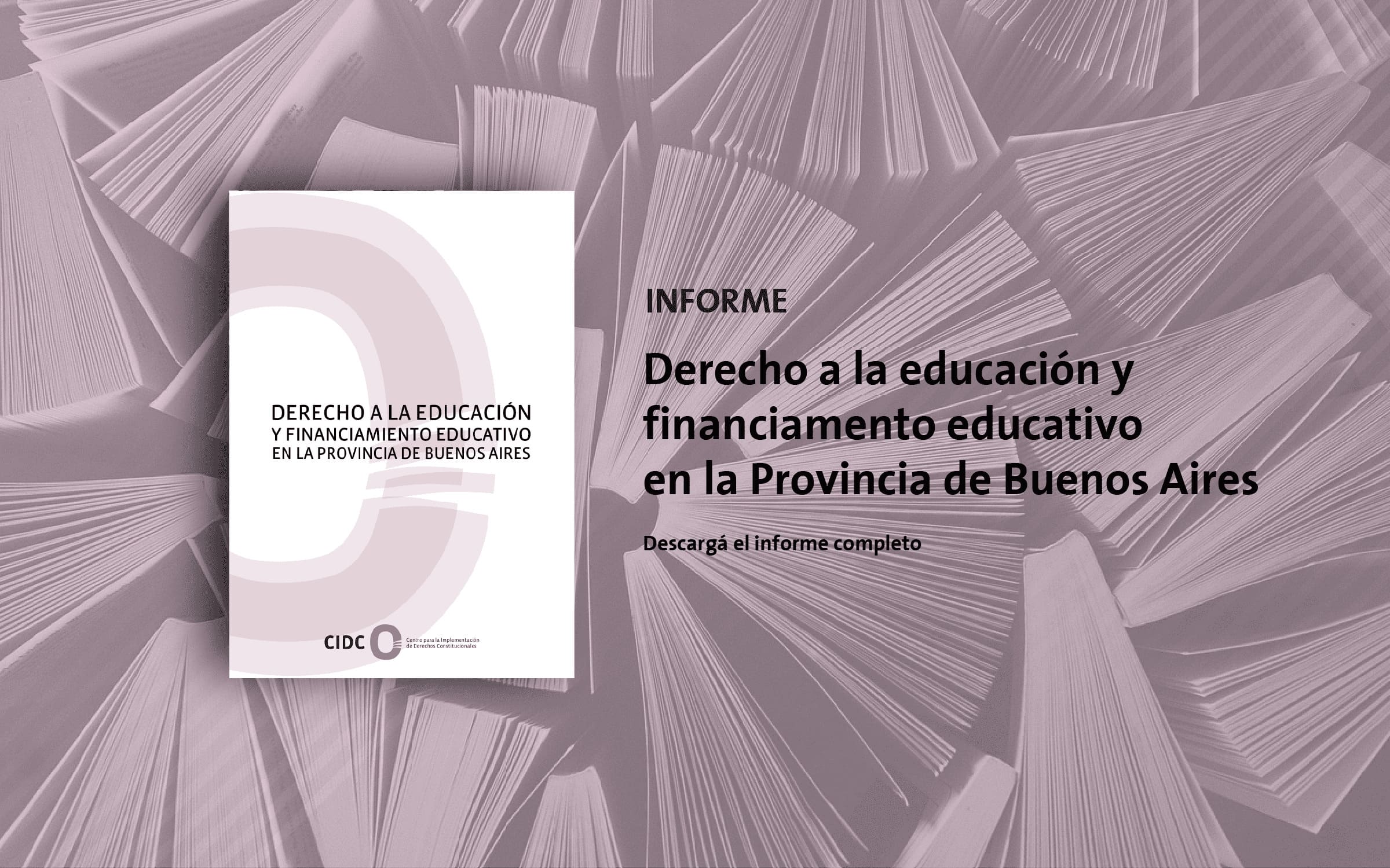 Derecho a la educación y financiamiento educativo en la Provincia de Buenos Aires