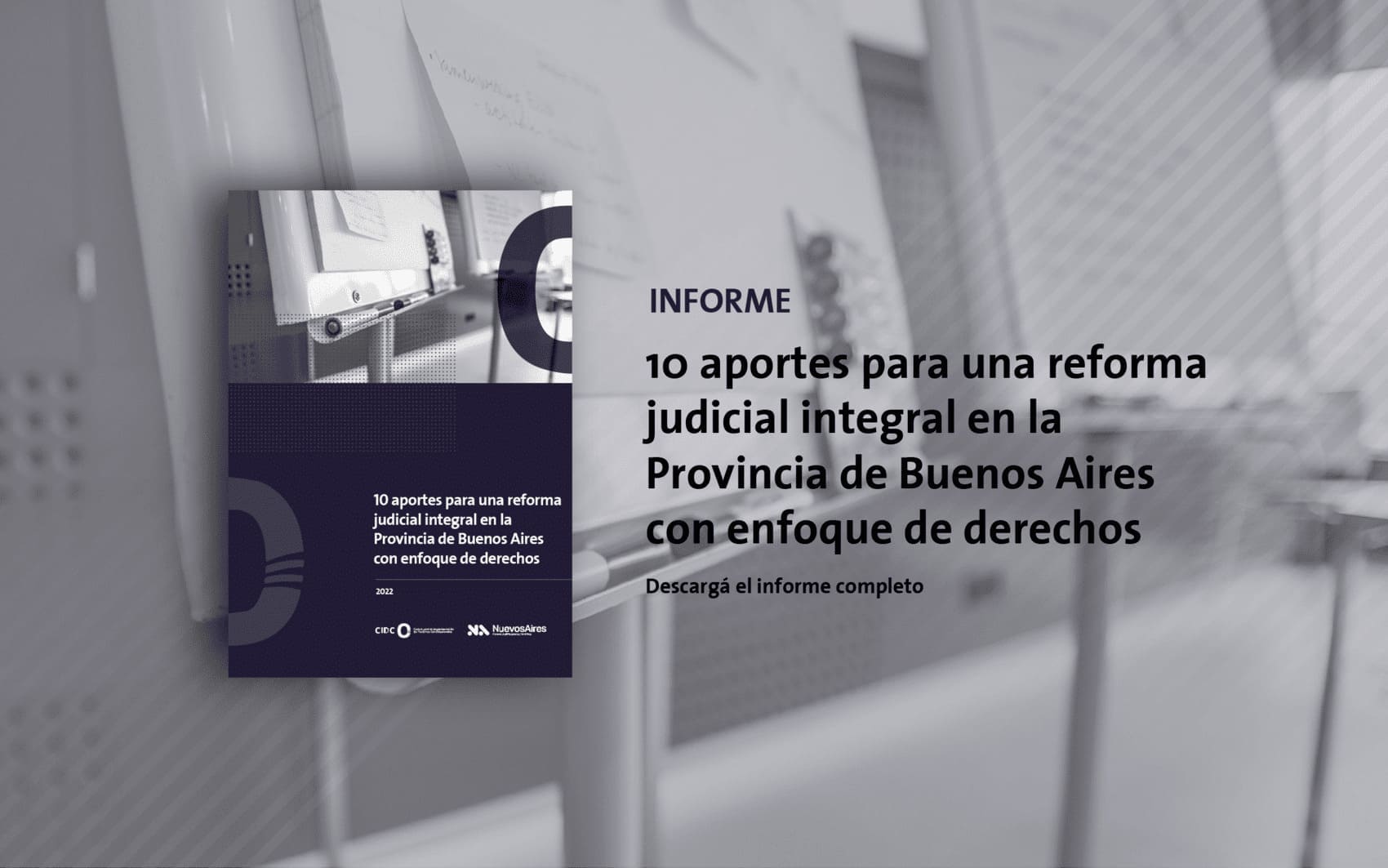10 aportes para una reforma judicial integral en la Provincia de Buenos Aires con enfoque de derechos
